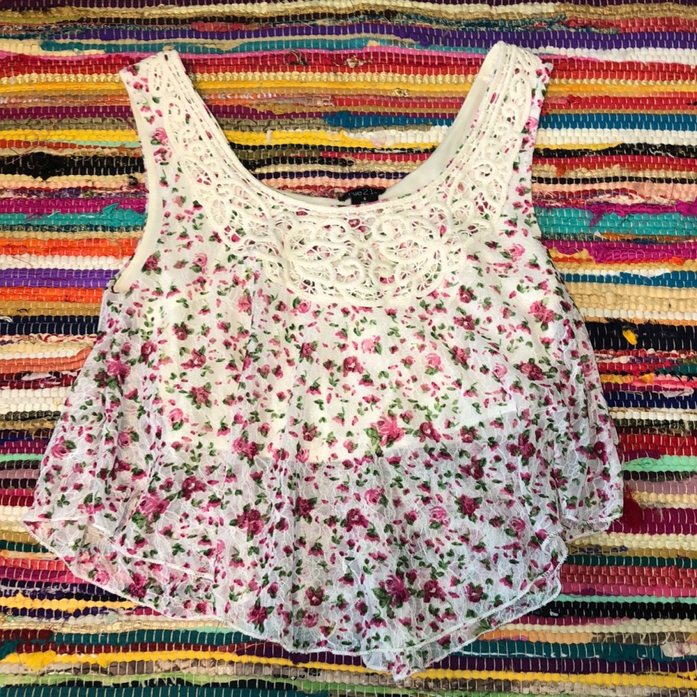 Floral crap top